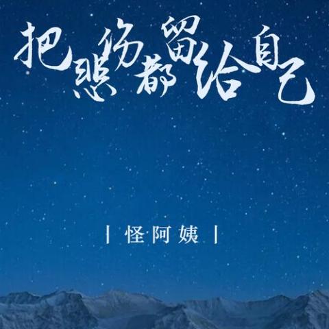 把悲伤都留给自己歌词 - 怪阿姨