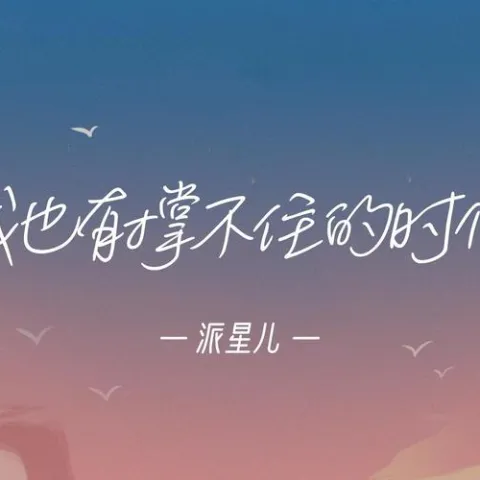  我也有撑不住的时候 歌词 - 派星儿