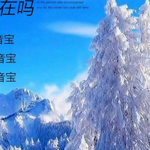 去年陪你过冬的人现在还在吗 歌词 - 音宝