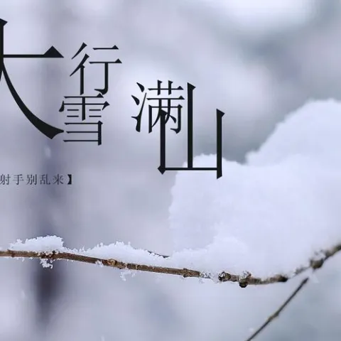 大雪满山行