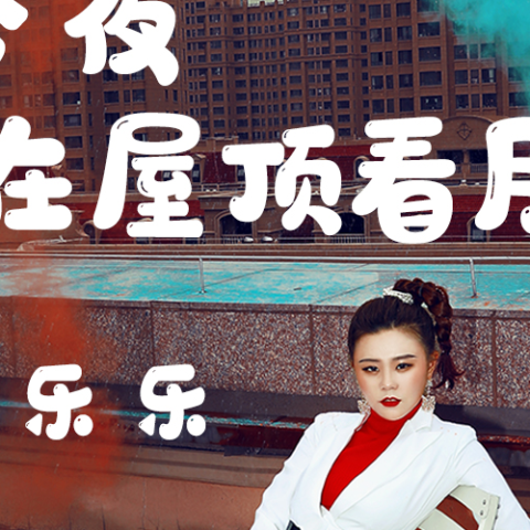 今夜我在屋顶看月亮