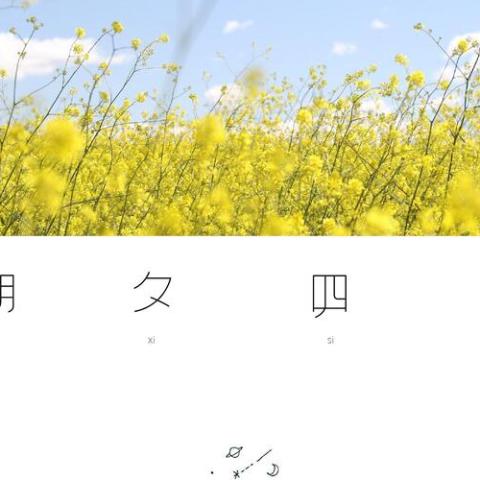 朝夕四季